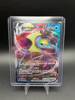Pokemon TCG Rebel Clash Inteleon VMAX Holo Ultra Rare Card 050/192 - Image 1