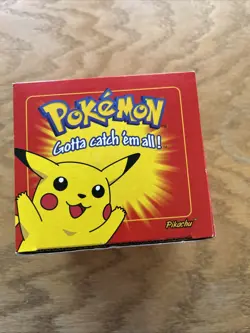 23K Gold Plated PIKACHU Trading Card 1999 Burger King Pokemon Sealed Ball - Image 2