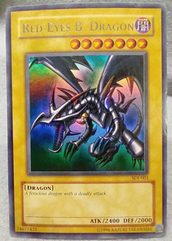 Red-Eyes Black Dragon - SDJ-001 Ultra Rare Yugioh TCG Card #Feb11 - Image 1