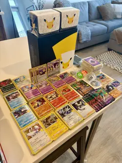 Pokemon Celebrations bulk lot open ETB 400+ Cards Classic Collection Holo Bonus' - Image 1