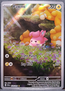 Pawmi 226/091 Paldean Fates Full Art Pokemon Card English Near Mint - Image 1