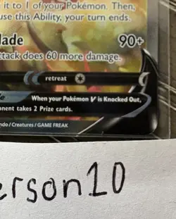 Pokemon TCG Leafeon V Alternate Art Holo Card 167/203 SWSH Evolving Skies - Image 5