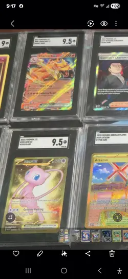 Pokemon TCG Nintendo Holo Foil Card Lot Obsidian Flames 151 Charizard EX Mew EX - Image 3
