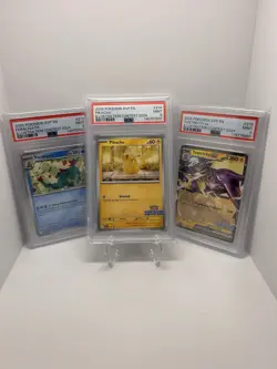 Pokemon Illustration Contest 2024 Promo Cards Complete 3-Pack Set PSA 9 - Image 1