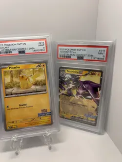 Pokemon Illustration Contest 2024 Promo Cards Complete 3-Pack Set PSA 9 - Image 3