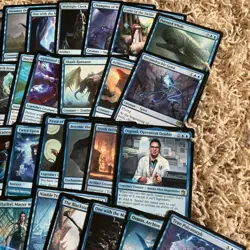 Magic the Gathering 50 Blue Rare Card Lot - Image 3