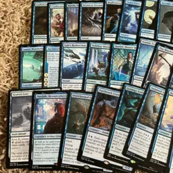 Magic the Gathering 50 Blue Rare Card Lot - Image 4
