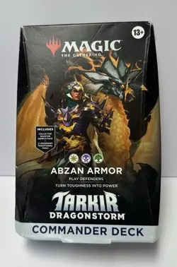 MTG Tarkir: Dragonstorm Commander Deck - Abzan Armor NEW SEALED - Image 1