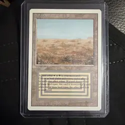 MTG Scrubland Revised Edition - Good Condition - Image 1