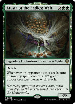 Arasta of the Endless Web #205 | Near Mint | BLC Bloomburrow Commander Magic MTG - Image 1