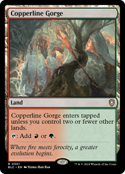 Copperline Gorge #301 | Near Mint | BLC Bloomburrow Commander Magic MTG - Image 1