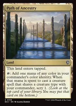 1x Path of Ancestry NM Eng MTG - Lorwyn Eclipsed Commander - Image 1