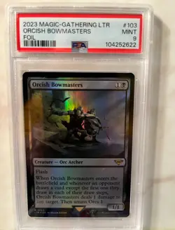 Orcish Bowmasters Universes Beyond: LTR: Tales of Middle-Earth PSA 9 Foil - Image 1