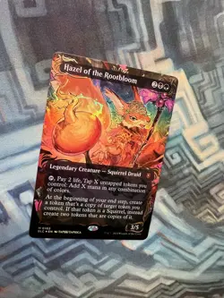 MTG Borderless Raised Foil Hazel of the Rootbloom NM Unplayed Bloomburrow - Image 5