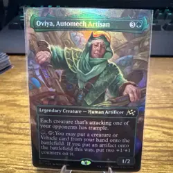 Oviya, Automech Artisan (Borderless) R Aetherdrift 359 NM Foil - Image 1