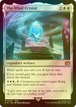 The Wind Crystal (Foil) 0043 - Final Fantasy FIN - Magic MTG - Image 1
