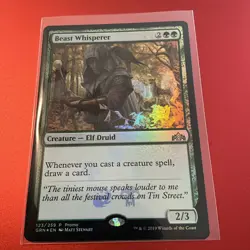 1x MTG - Beast Whisperer - FOIL - Guilds of Ravnica, Media Promos - NM - Image 1