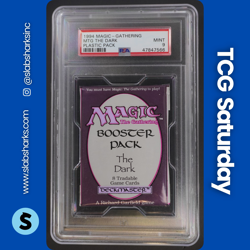1994 Magic The Gathering The Dark - sealed Pack PSA 9 MINT - Image 1