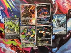 6x Illustration Rare & Ultra Rare Pokemon Card Lot - Full Arts & Half Arts - Image 1