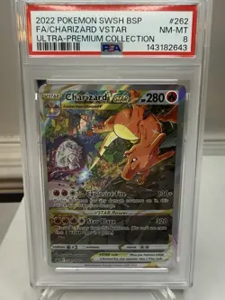 Pokemon: Charizard VSTAR SWSH262 Ultra-Premium Collection PSA 8 Sword & Shield - Image 1