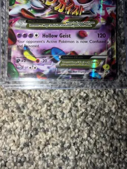 Pokemon M Gengar-EX Mega XY166 Holo Rare Black Star Promo Card - Image 5