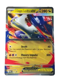 Excellent: 2025 Pokemon TCG Mega Latias ex 011 Promo Jumbo Cards Holo - Image 1