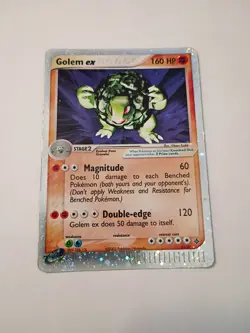 Pokemon TCG Golem EX Dragon 91/97 Holo Rare (2003) - Image 1
