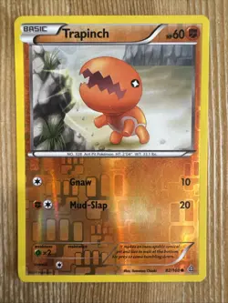 Pokemon TCG Trapinch Primal Clash 82/160 Reverse Holo Common LP - Image 1