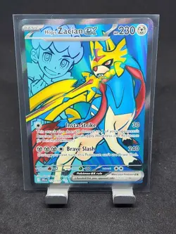 Hop's Zacian EX 176/159 Full Art NM/M Journey Together Pokemon Card - Image 1