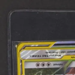 2019 POKEMON SM UNIFIED MINDS #1/236 ROWLET & ALOLAN EXEGGUTOR GX TAG TEAM - Image 3