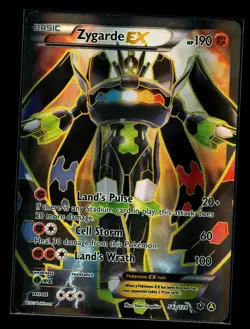 Pokemon XY Fates Collide Zygarde EX Alternate Art Holo #54a/124 NM - Image 1