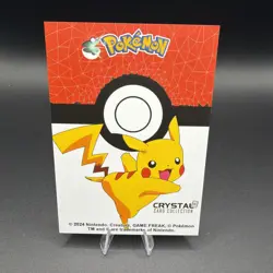 2025 POKEMON STAINED GLASS Crystal Card #100 VOLTORB Kanto Peru Foil - Image 2