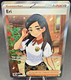 Pokemon TCG Prismatic Evolutions Eri Full Art Trainer Ultra Rare Card 136/131 NM - Image 1