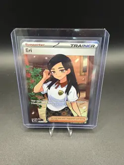 Pokemon TCG Prismatic Evolutions Eri Full Art Trainer Ultra Rare Card 136/131 NM - Image 2