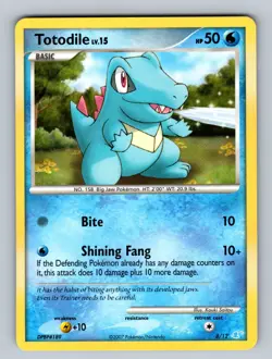 Totodile 8/12 Common DP Trainer Kit: Manaphy & Lucario LP Pokemon TCG - Image 1