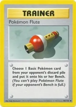 Pokemon Flute (#086/102) - Unlimited OS - Base Set (Shadowless) HP Pokemon - Image 1