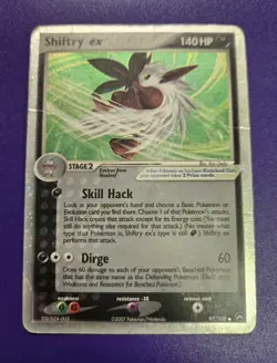 Shiftry ex 97/108 Holo Rare Power Keepers DMG Pokemon - Image 1