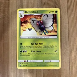 Pokemon SM Burning Shadows, Butterfree 3/147 Non-Holo Rare NM - Image 1