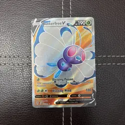 Pokemon TCG - Butterfree V - 177/189 - Darkness Ablaze - NM Ultra Rare (2020) - Image 1