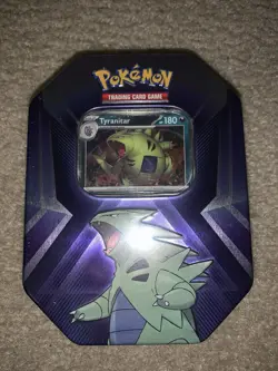 Pokemon TCG: Tyranitar Triple Whammy Collectors Tin - Factory Sealed - Image 1