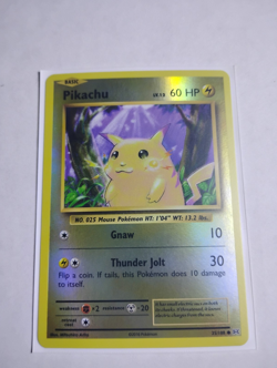 Pokemon TCG Pikachu 35/108 Reverse Holo Evolutions LP Condition - Image 1