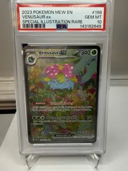 Pokemon: Venusaur ex 198/165 Sv: 151 Special Illustration Rare PSA 10 - Image 1
