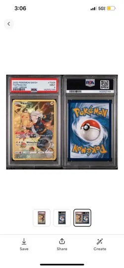 2022 POKEMON SWSHFA/PIKACHU LOST ORIGIN#TG05MINT9142552149 - Image 3