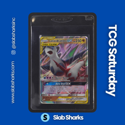 2019 POKEMON SUN & MOON TEAM UP #113/181 LATIAS & LATIOS GX TAG TEAM - Image 1