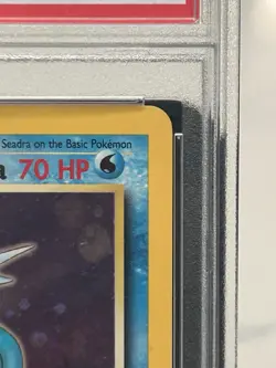 Pokemon Gym Heroes Misty's Seadra 9/132 Prerelease Stamped Holo Promo PSA 8 2000 - Image 3