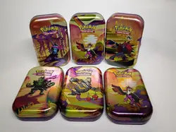 Pokemon TCG Secret Fairy Tale Art Set 6x Mini Tins - Tins Only - Image 1
