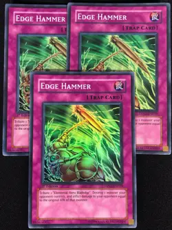 Yugioh Edge Hammer DP03-EN029 1st Super x3 (MP) - Image 1