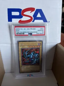 YUGIOH PSA 10 2003 Zoa TFK-001 Secret Rare Promo - Image 1