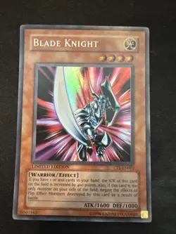 Yugioh Blade Knight CT1-EN002 NM Super Rare Misprint Error Limited - Image 1