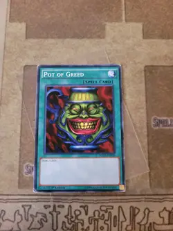 YUGIOH POT OF GREED YGLD-ENB26 COMMON 1ST ED MP 1996 - Image 2